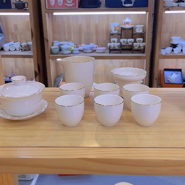 纯白蛋杯十头套组