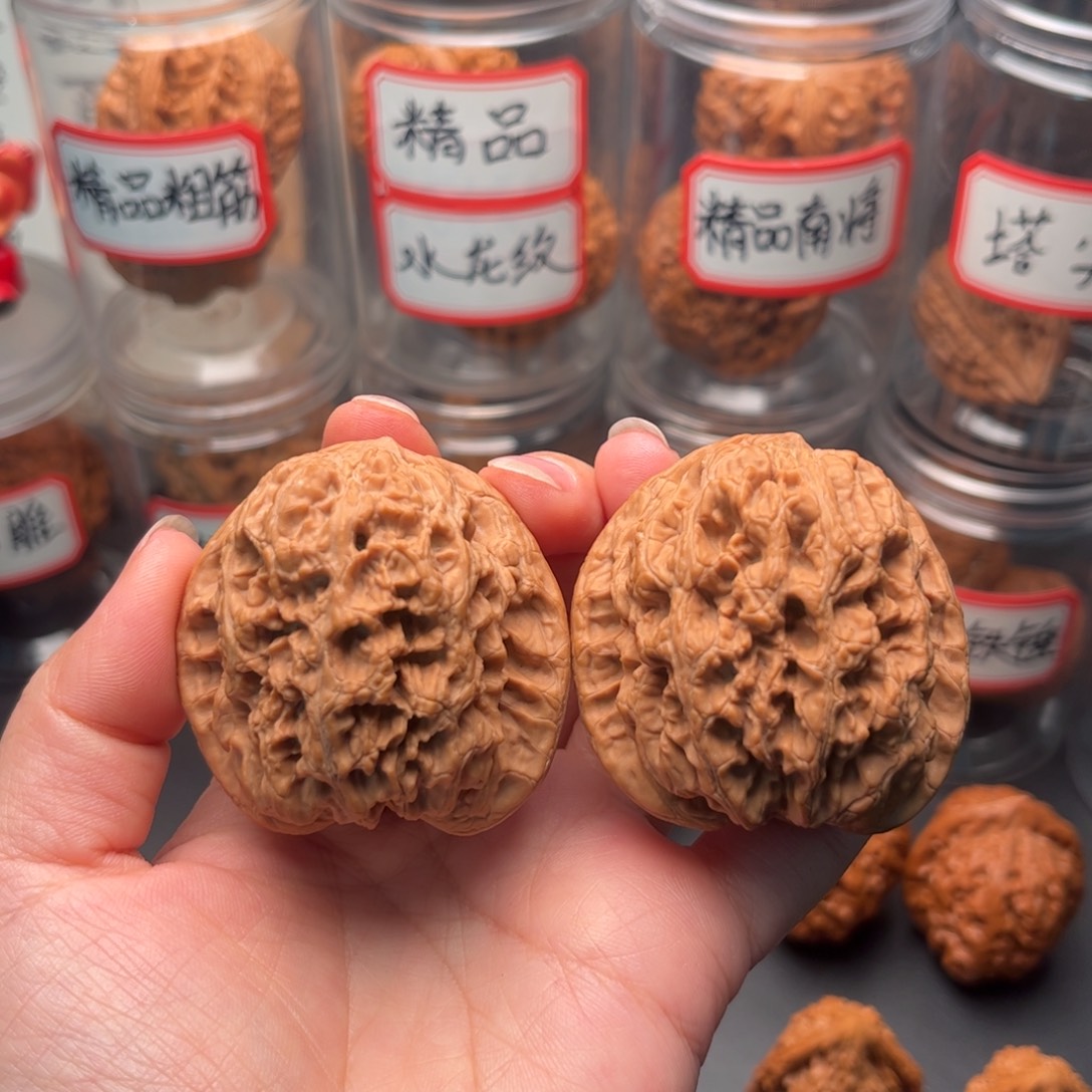 文玩核桃把件47全品将军膀