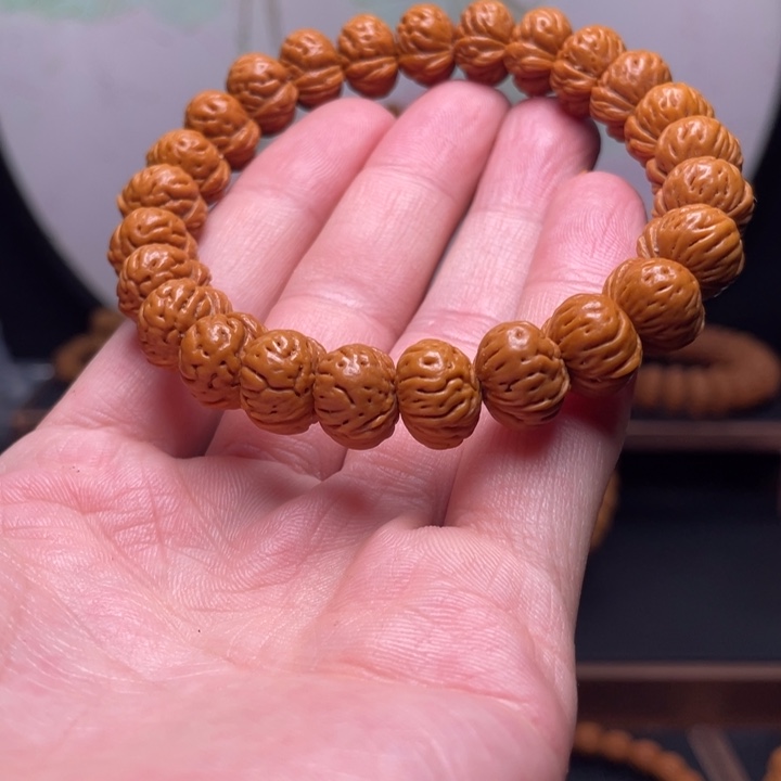 小***吴桃核手串13蟠桃手串