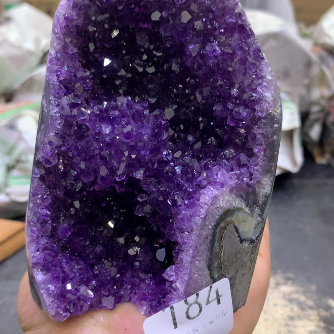 水晶摆件未镶嵌紫晶184