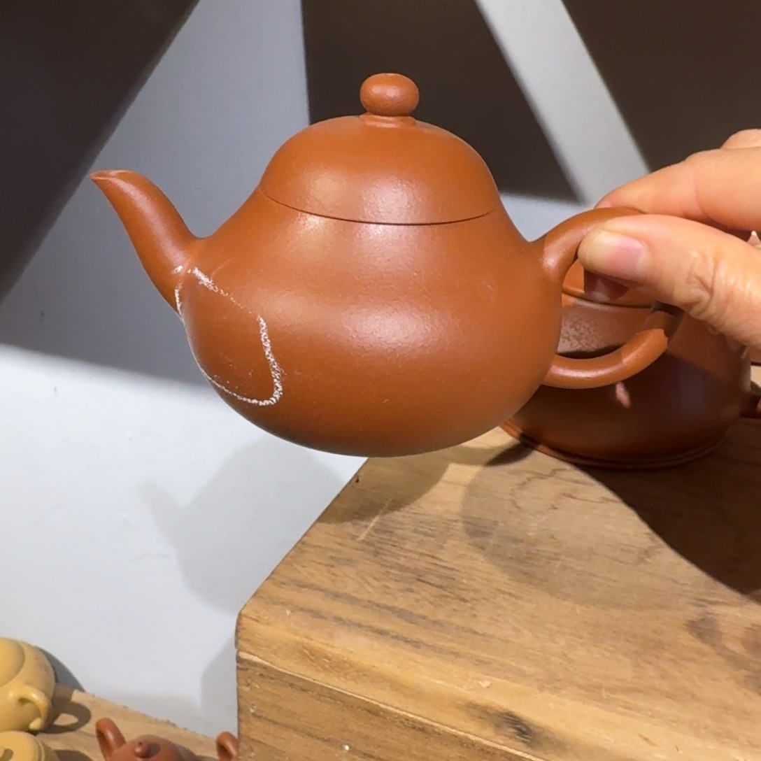 朱泥茶壶微瑕150毫升左右