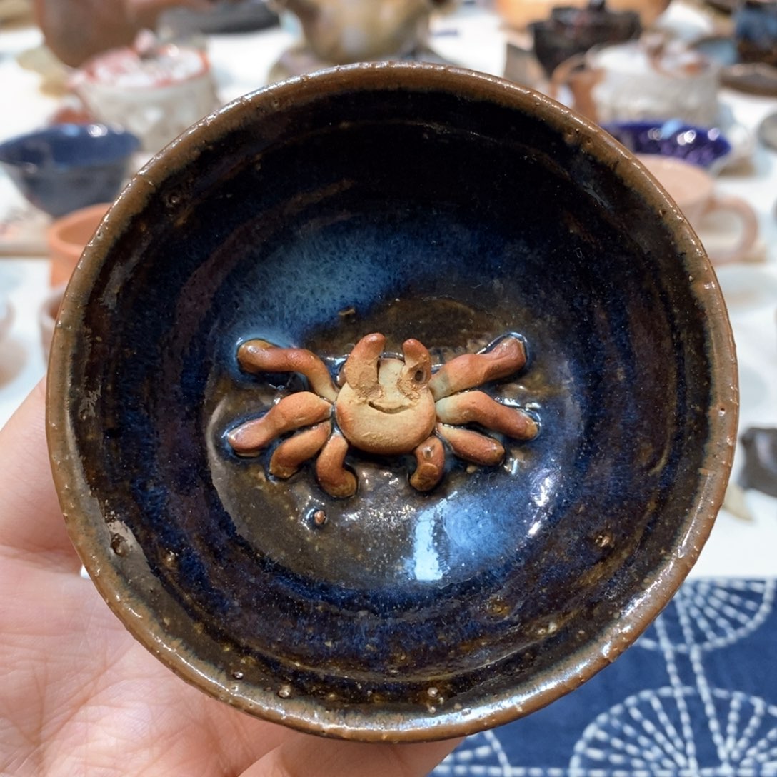 柴烧侘寂粗陶茶具