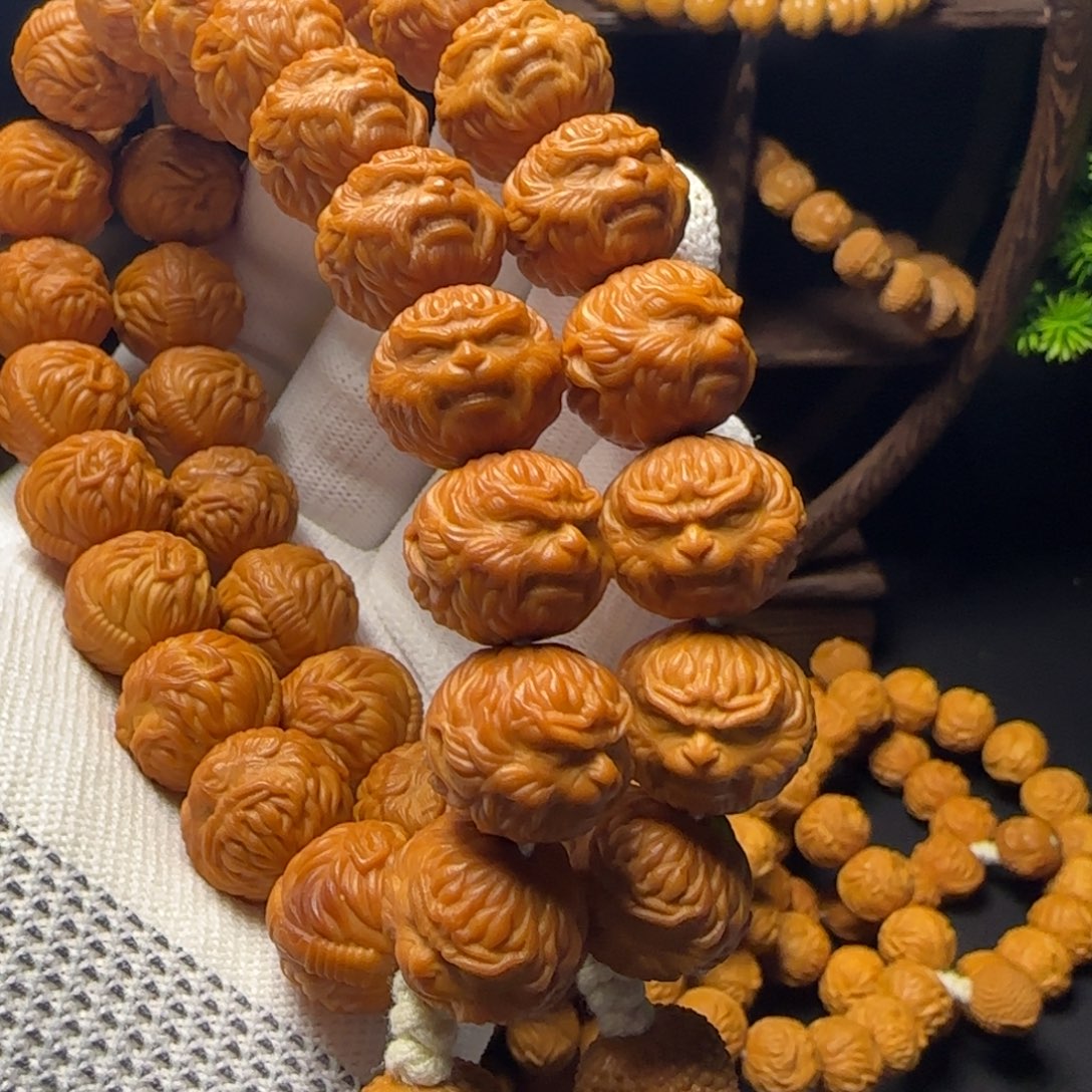 c***l猴头核桃吊坠猴头16