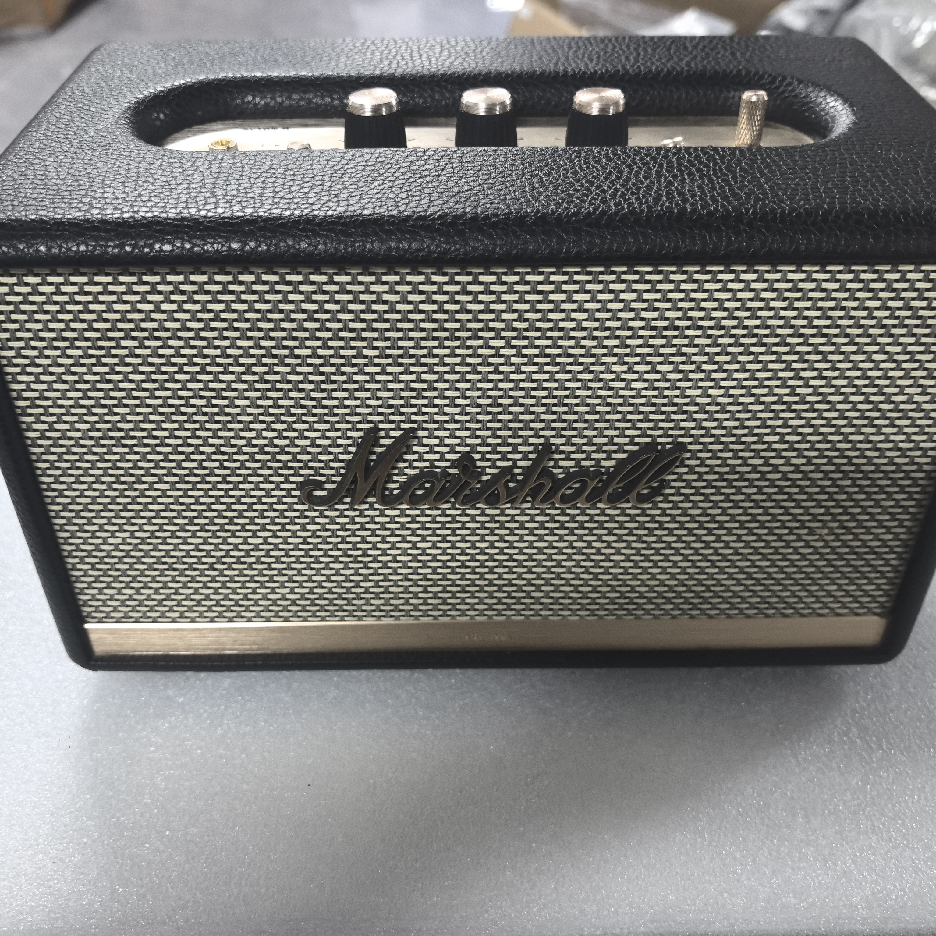 8新 MARSHALL 马歇尔ACTIN2黑色裸机蓝牙音响261号
