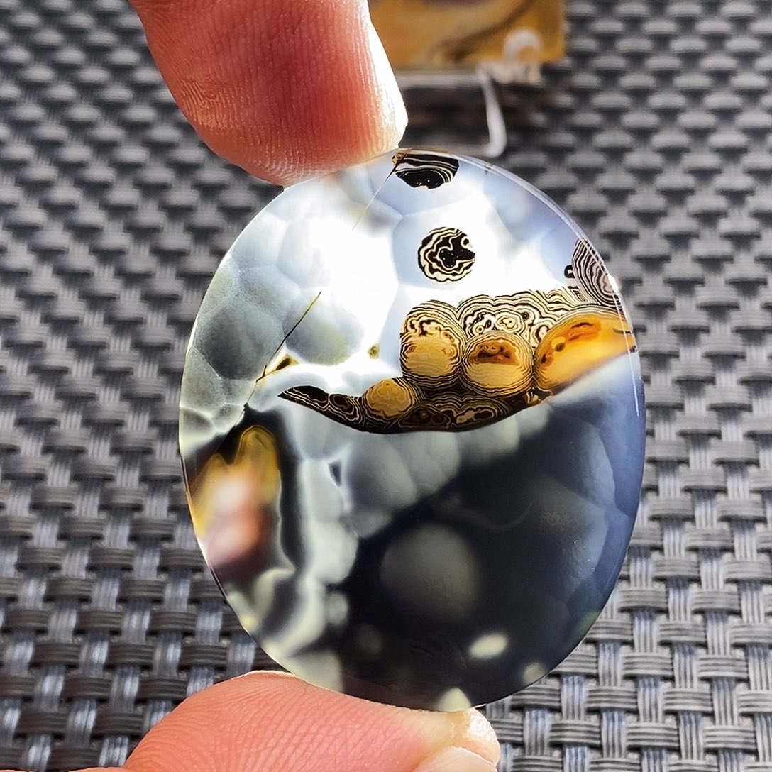 玛瑙/玉髓未镶嵌吊坠(不含链)816