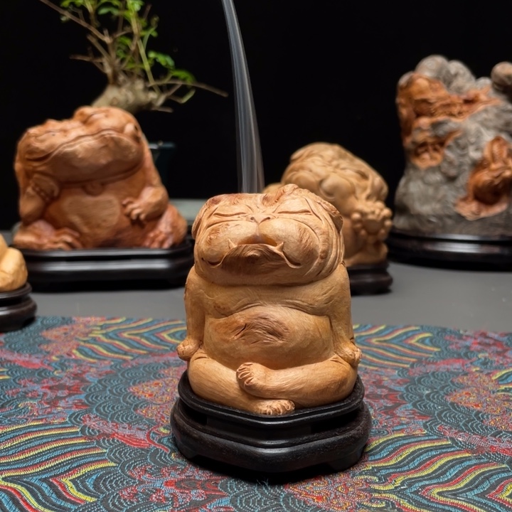 李***青香榧木恶霸犬荔枝木香炉