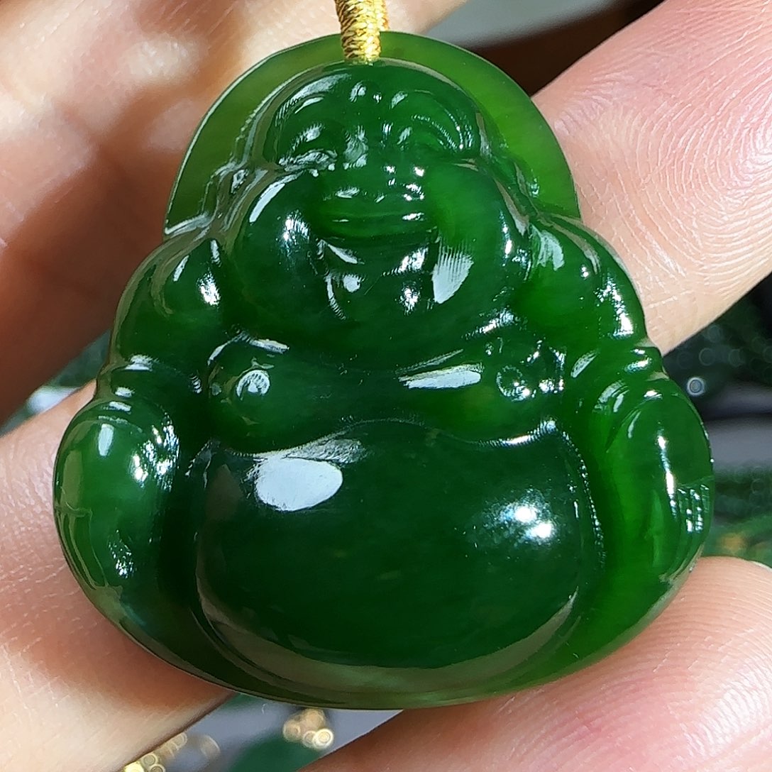 和田玉（碧玉）颈饰未镶嵌