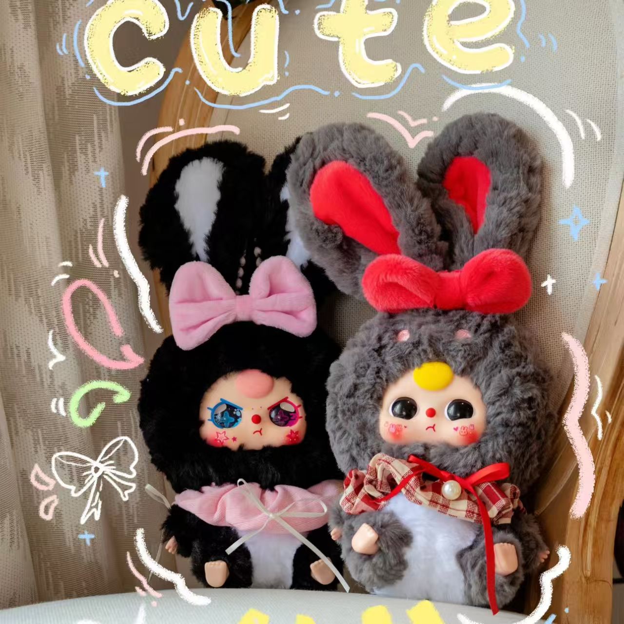 【平拆】正版娃三岁莉莉兔小镇二代毛绒