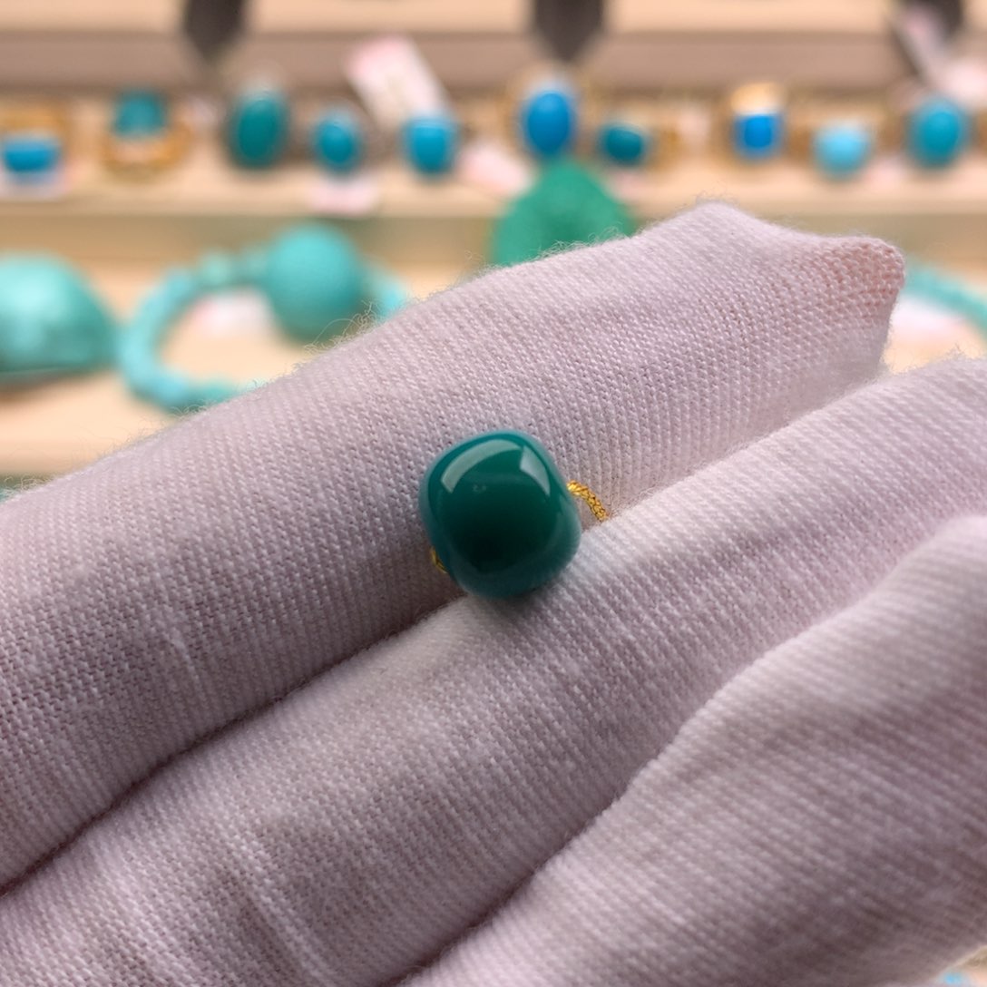 未镶嵌绿松石珠宝奇石8.7-7.8