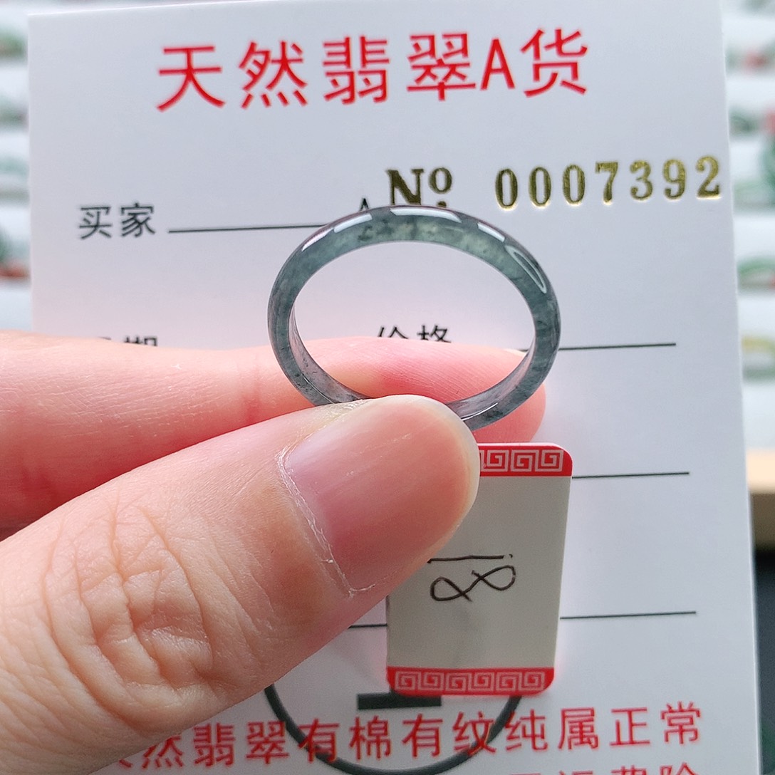 翡翠未镶嵌戒指天然翡翠A货 
