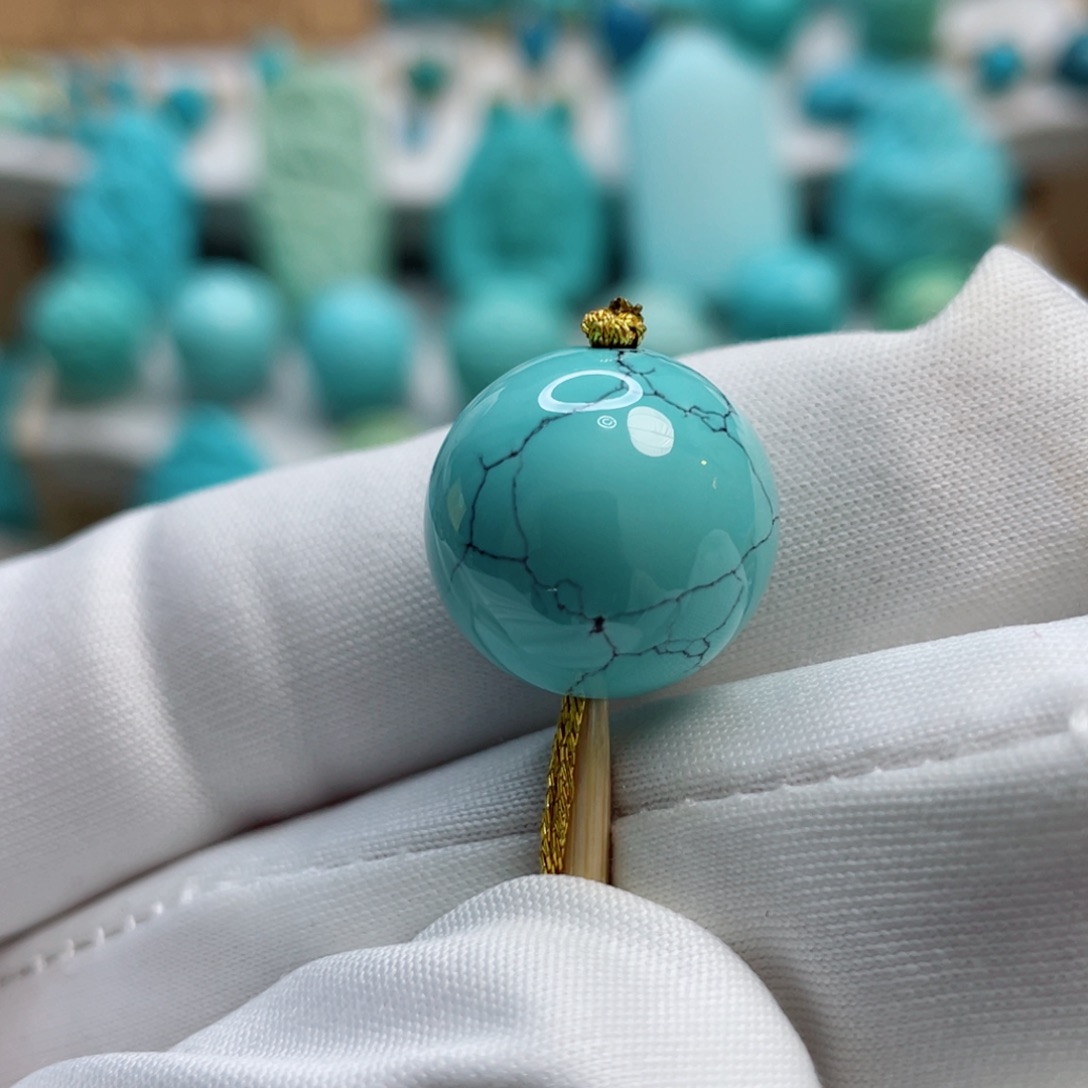 绿松石珠宝奇石未镶嵌