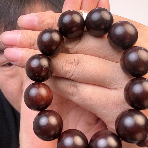 檀香紫檀（小叶紫檀）小叶紫檀卡2.0手串