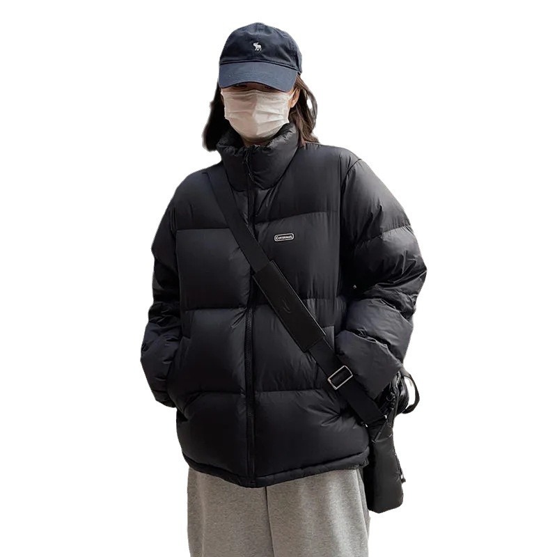 2024年冬季新款短款棉衣女韩版立领宽松休闲时尚加厚保暖棉服