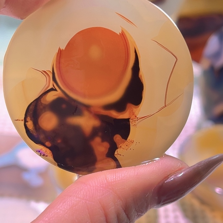 小***赖玛瑙/玉髓合金颈饰