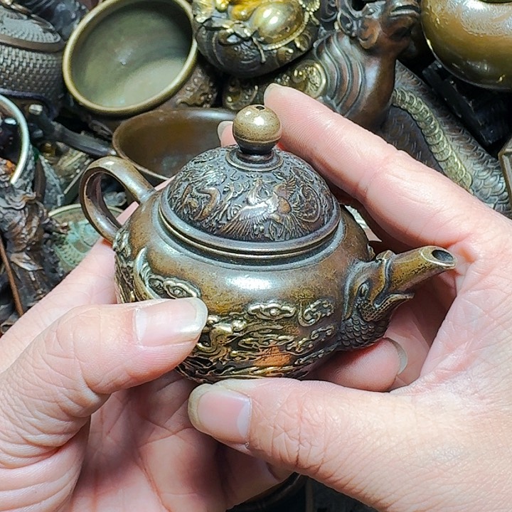 铜器摆件收收藏藏