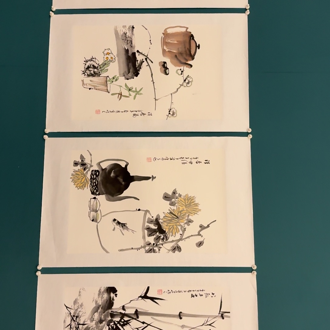 国画董老师作品画作