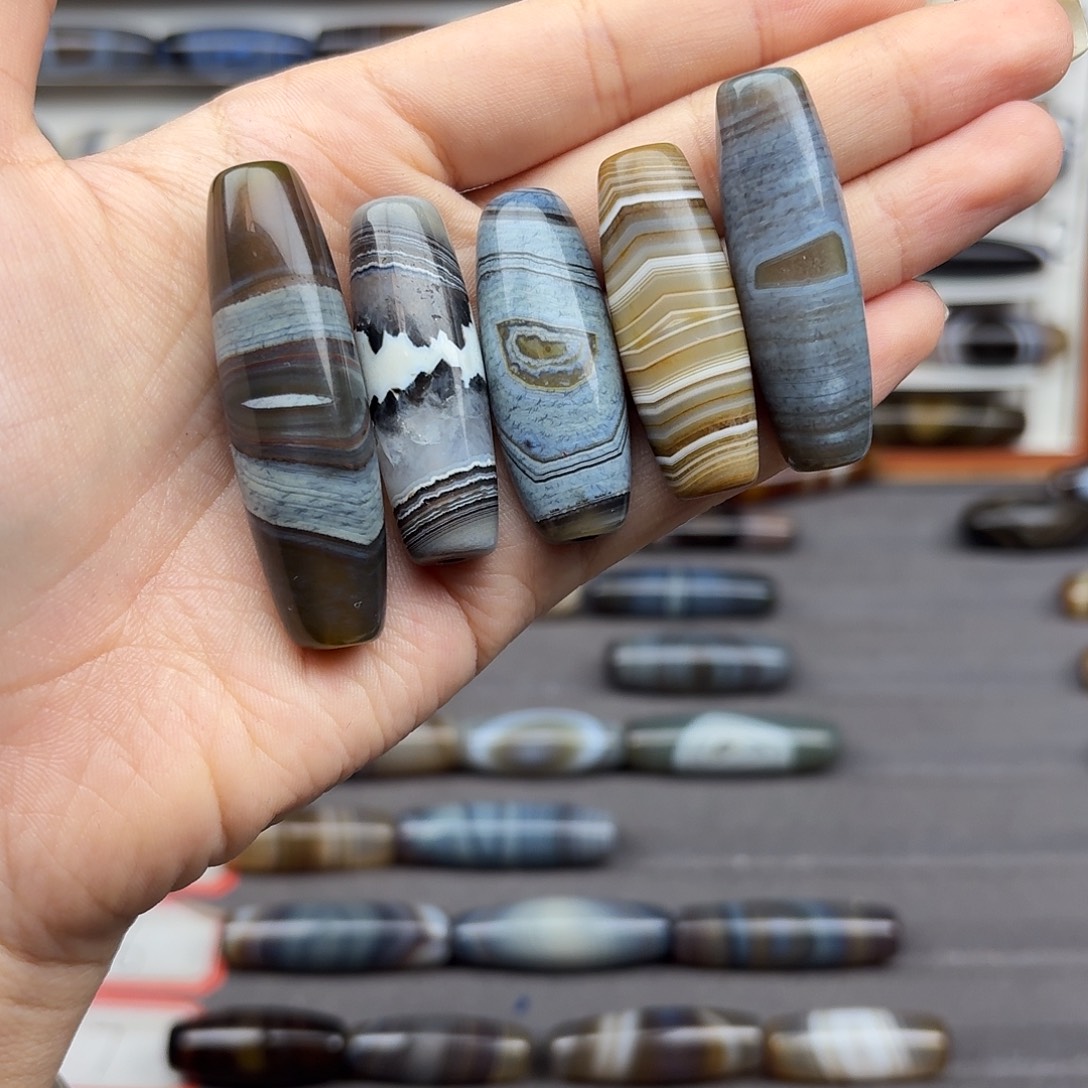 福***活玛瑙/玉髓合金珠宝半成品