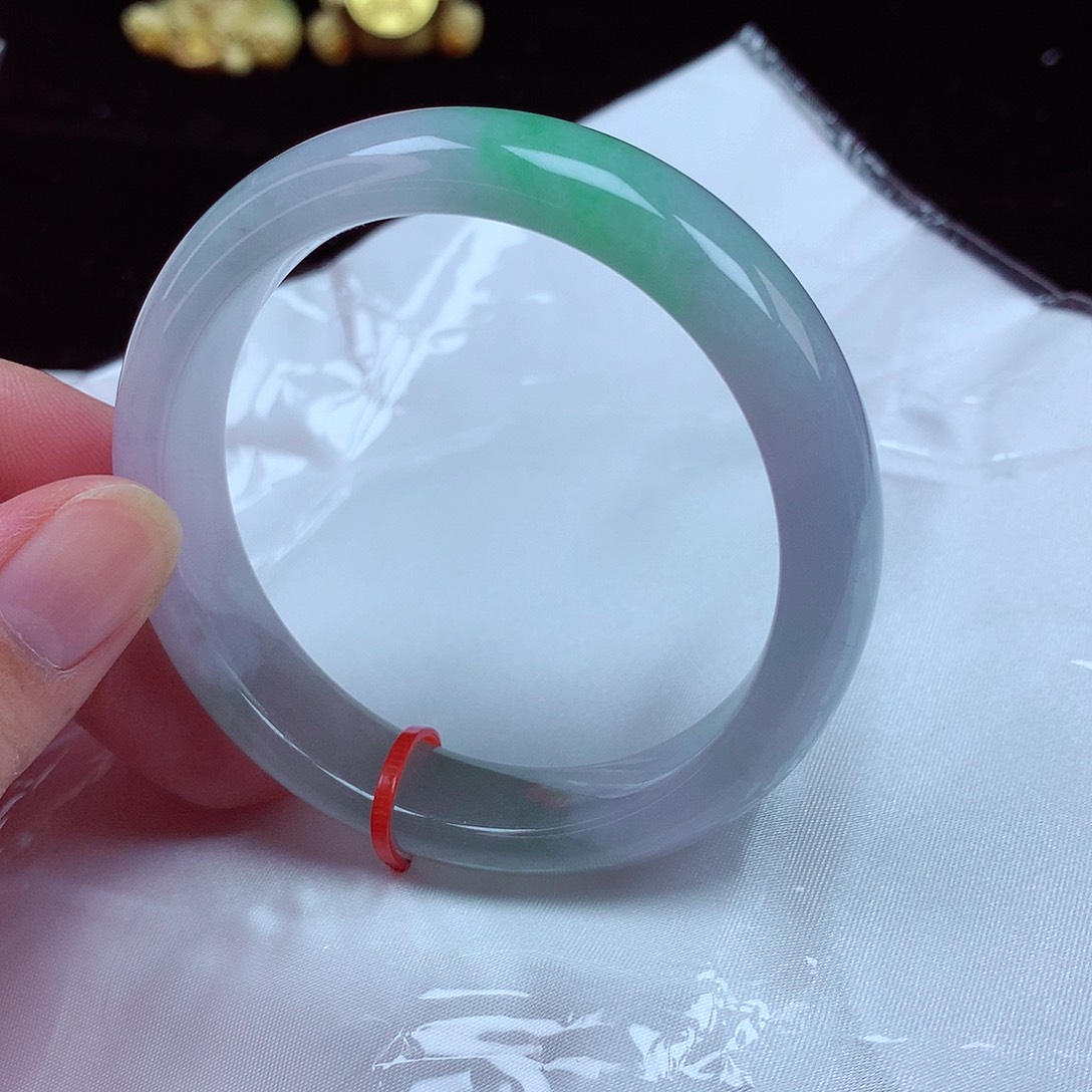 未镶嵌手镯翡翠55圈