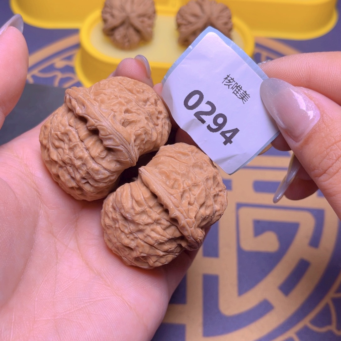 文玩核桃把件南瓜墩44～0294
