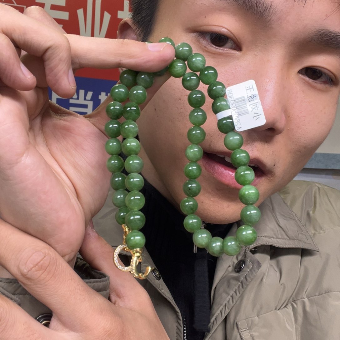 和田玉颈饰未镶嵌多样性俄罗斯碧玉项链卡10