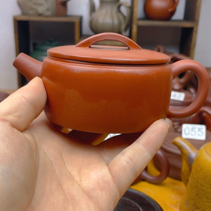 紫砂茶壶紫砂壶耳把微裂纹