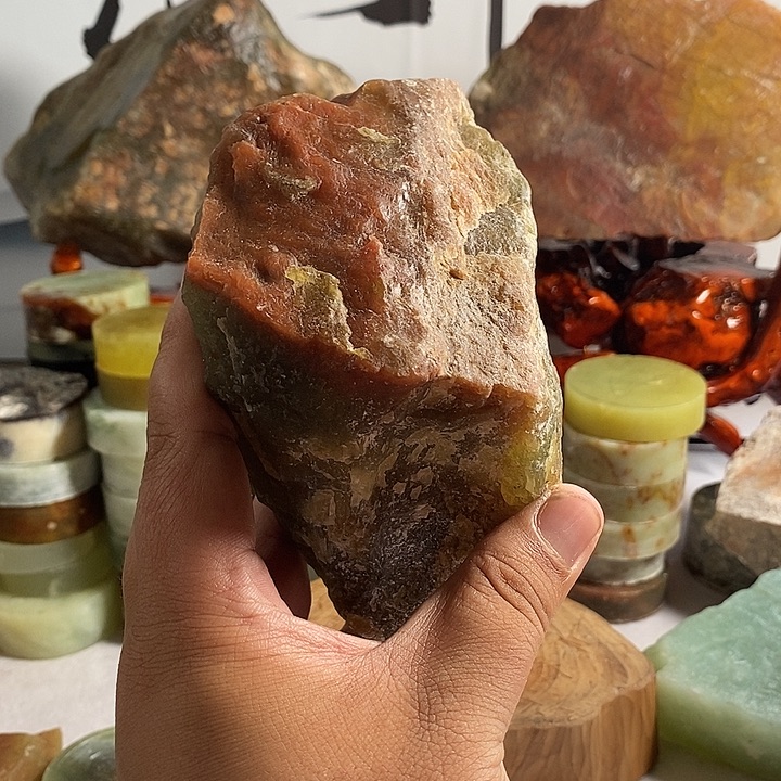 蛇纹石玉合金主播精选，所拍所得