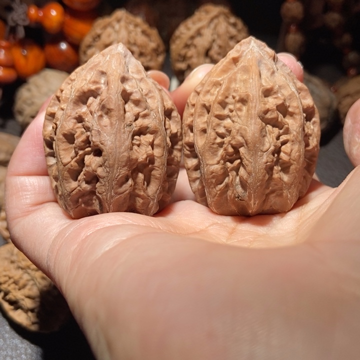 把件文玩核桃东北楸子小雪81