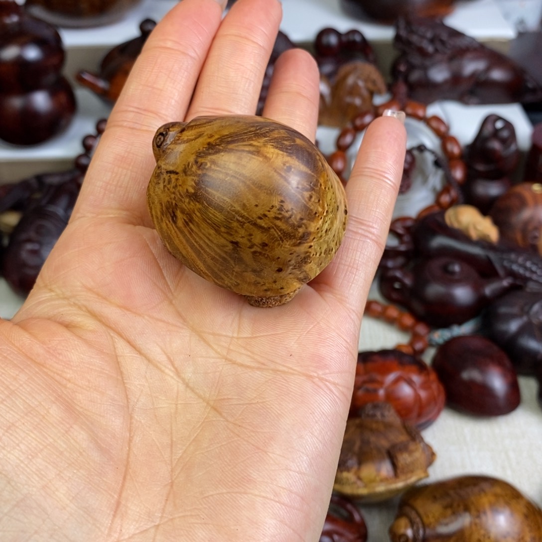 追***了木麻利疙瘩手把乌龟手把件