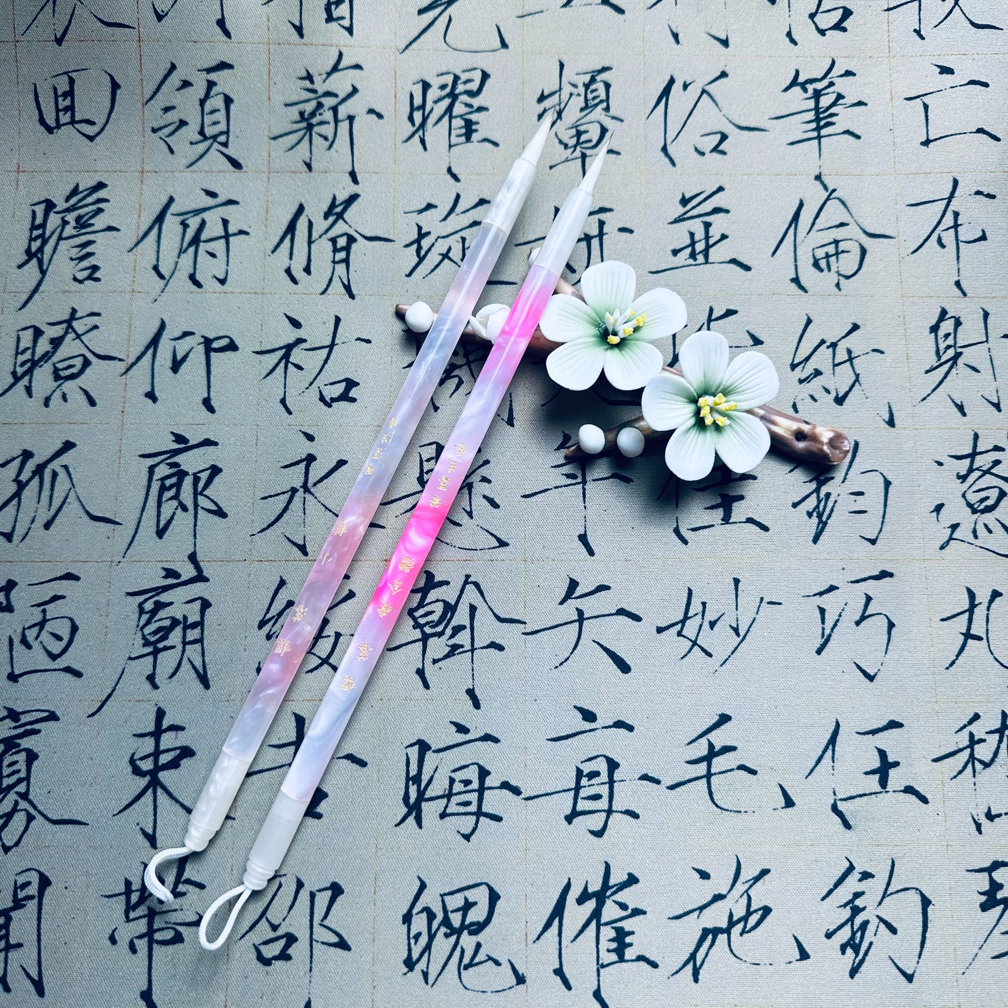 【樱落】小楷专用笔 瘦金体专用笔 勾线笔初学者书法入门兼毫毛笔