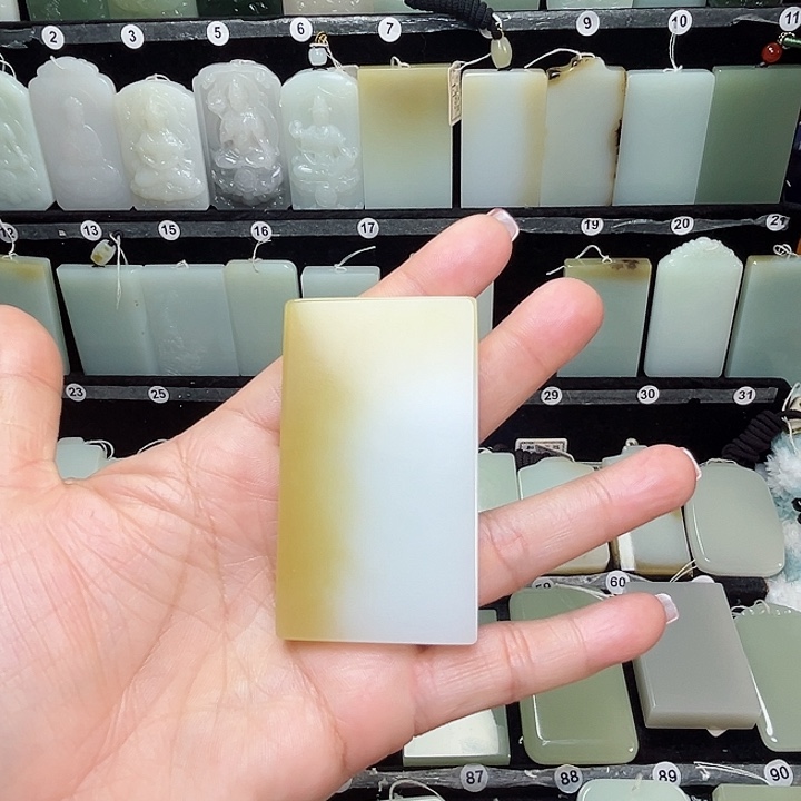 和田玉手链未镶嵌端*