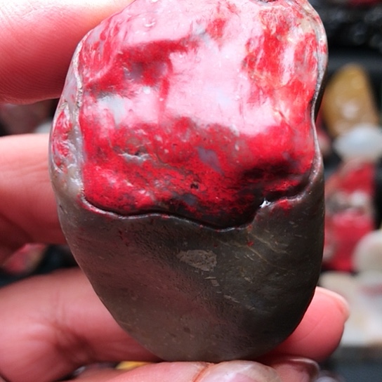 昌化石昌化鸡血石挂件