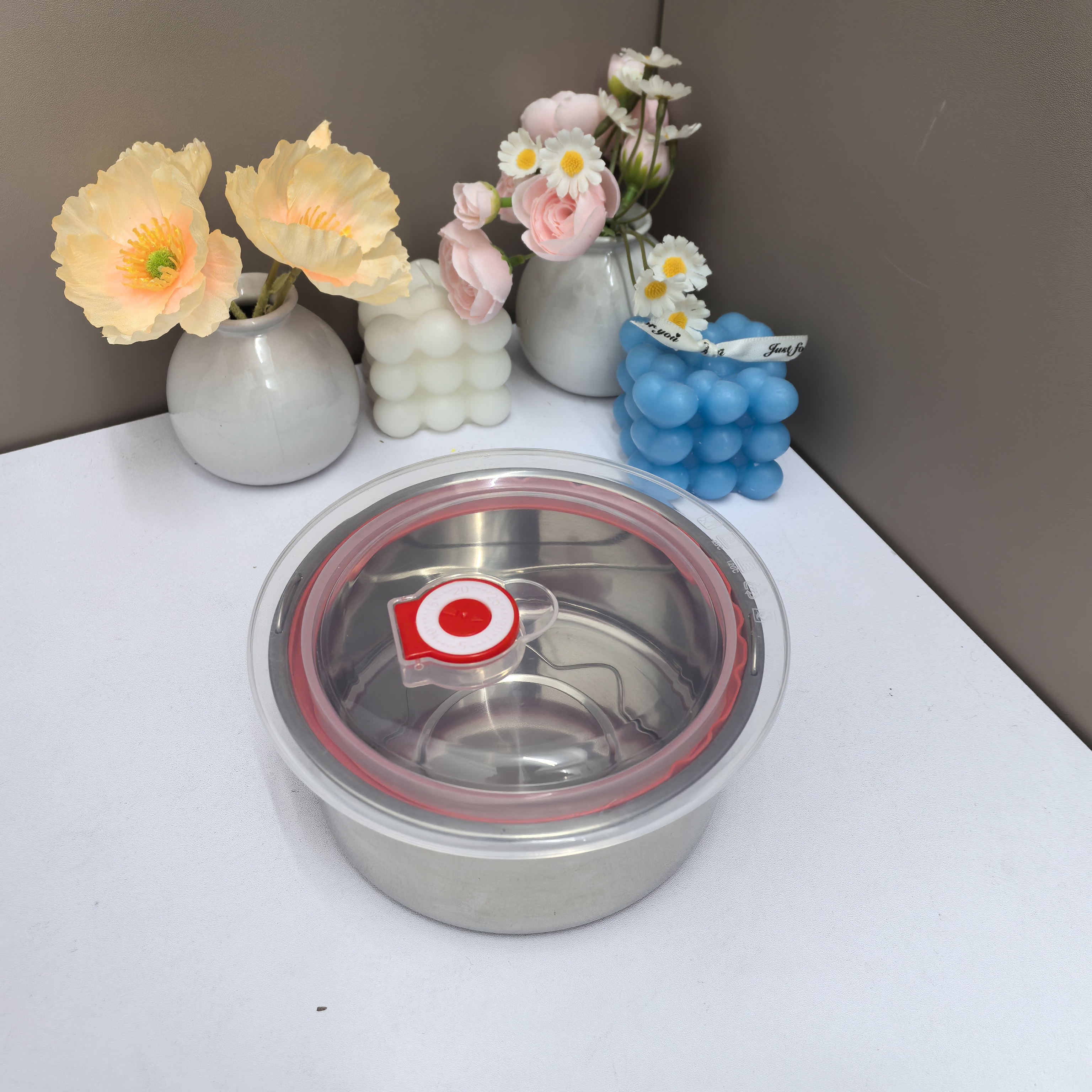 韩版超厚订制太阳花密封保鲜盒1个【汤姆粉丝专属】