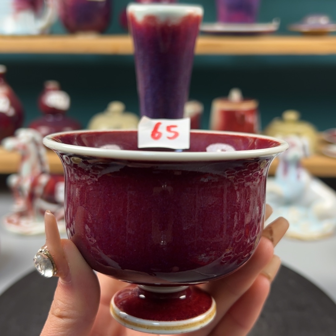 瓷片全品无暇主人杯纯手工