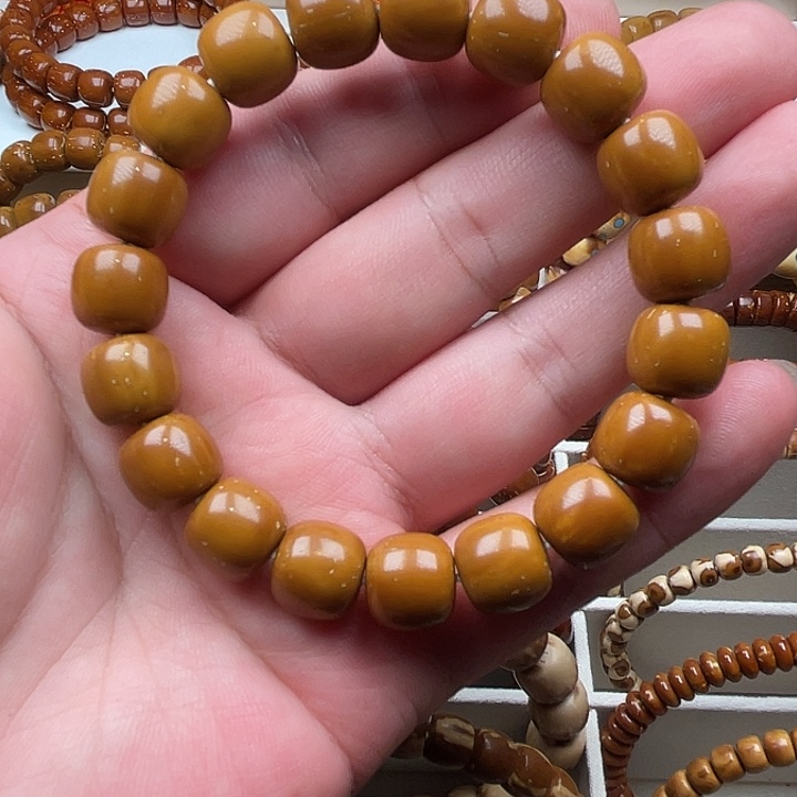 杰***姆手串紫金鼠紫金鼠实心黄金甲老型手串