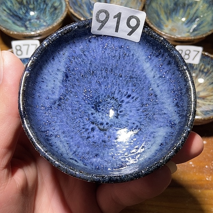 茶盏龙窑柴烧柴烧落灰烧