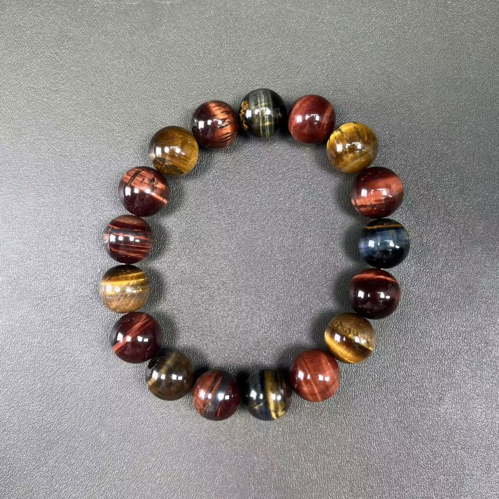 红虎眼手串12mm  无礼盒（多样性发其一）D019