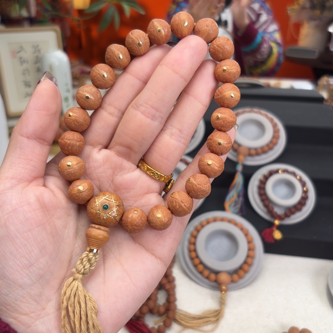 凤眼菩提吊坠12毫米铜单圈