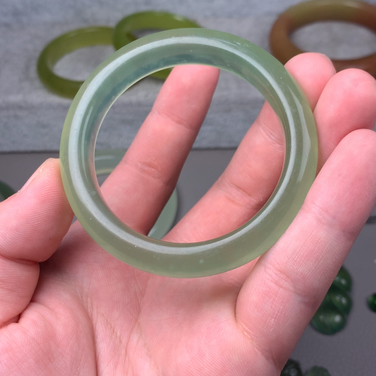 【闪购商品】蛇纹石玉未镶嵌岫玉55