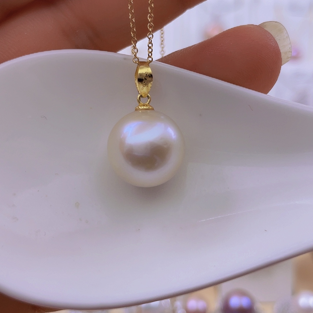 吊坠(赠链)银S925镶嵌淡水珍珠