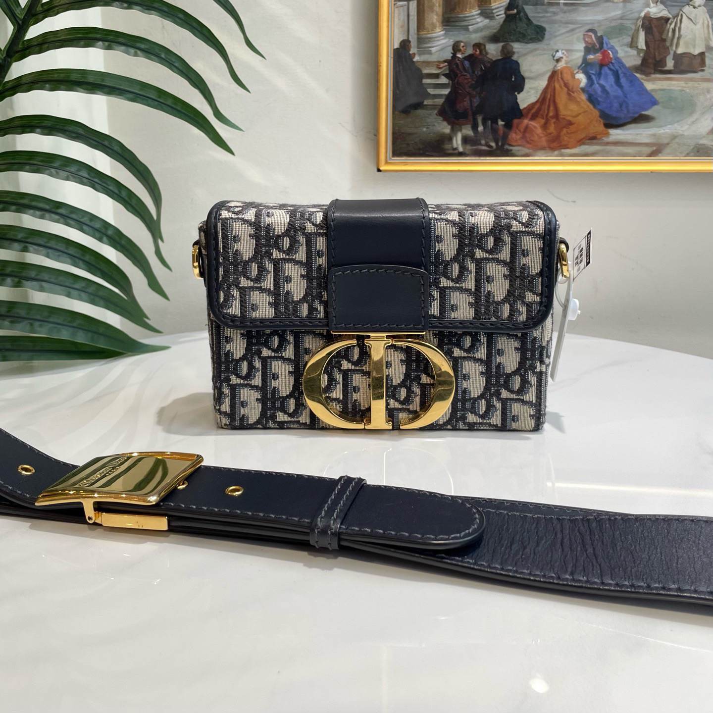 95新 DIOR/迪奥 御古屋/65210/蒙田盒子斜挎包