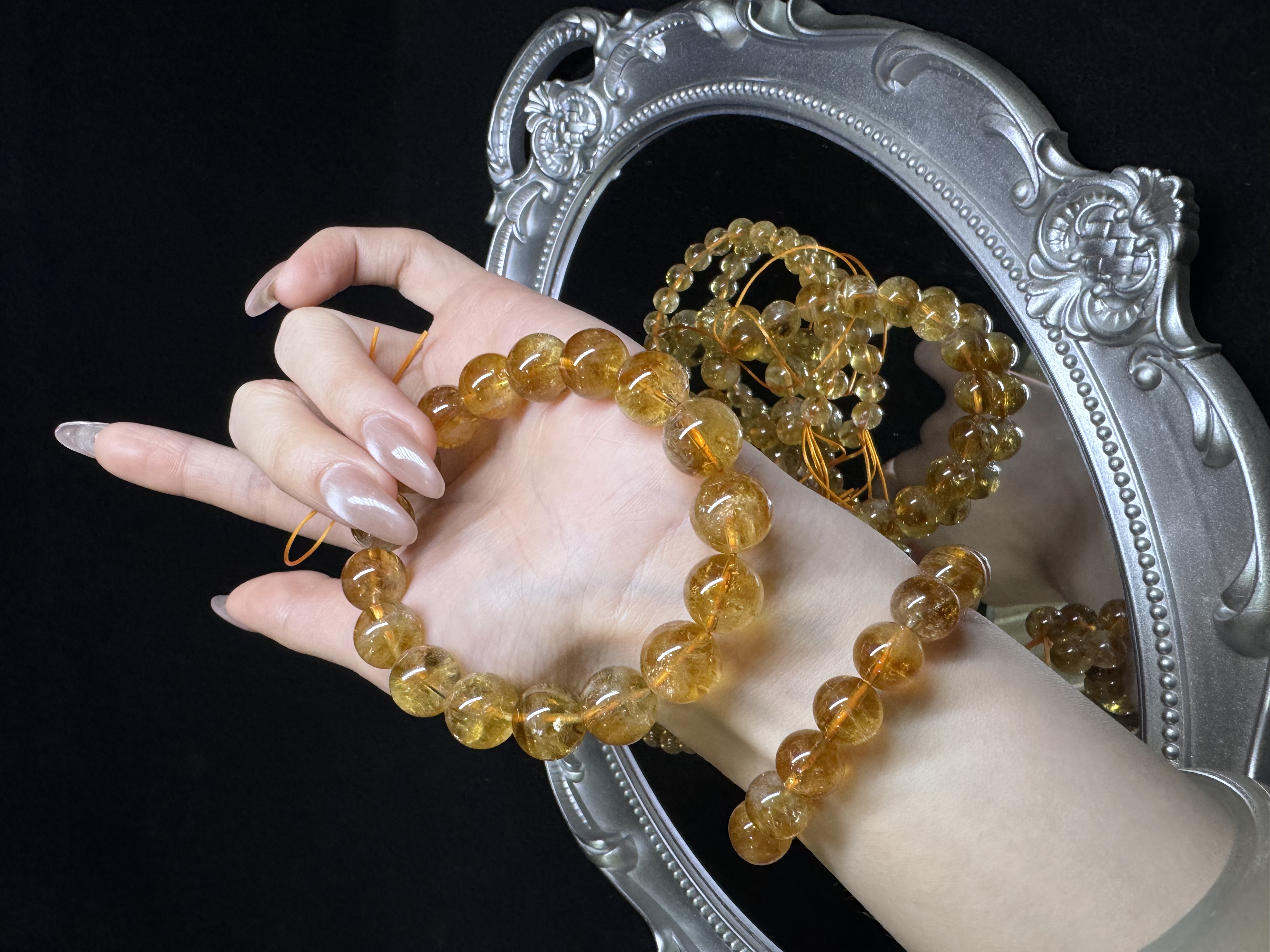 【直播间链接】天然水晶手串（乱拍发单颗珠子）