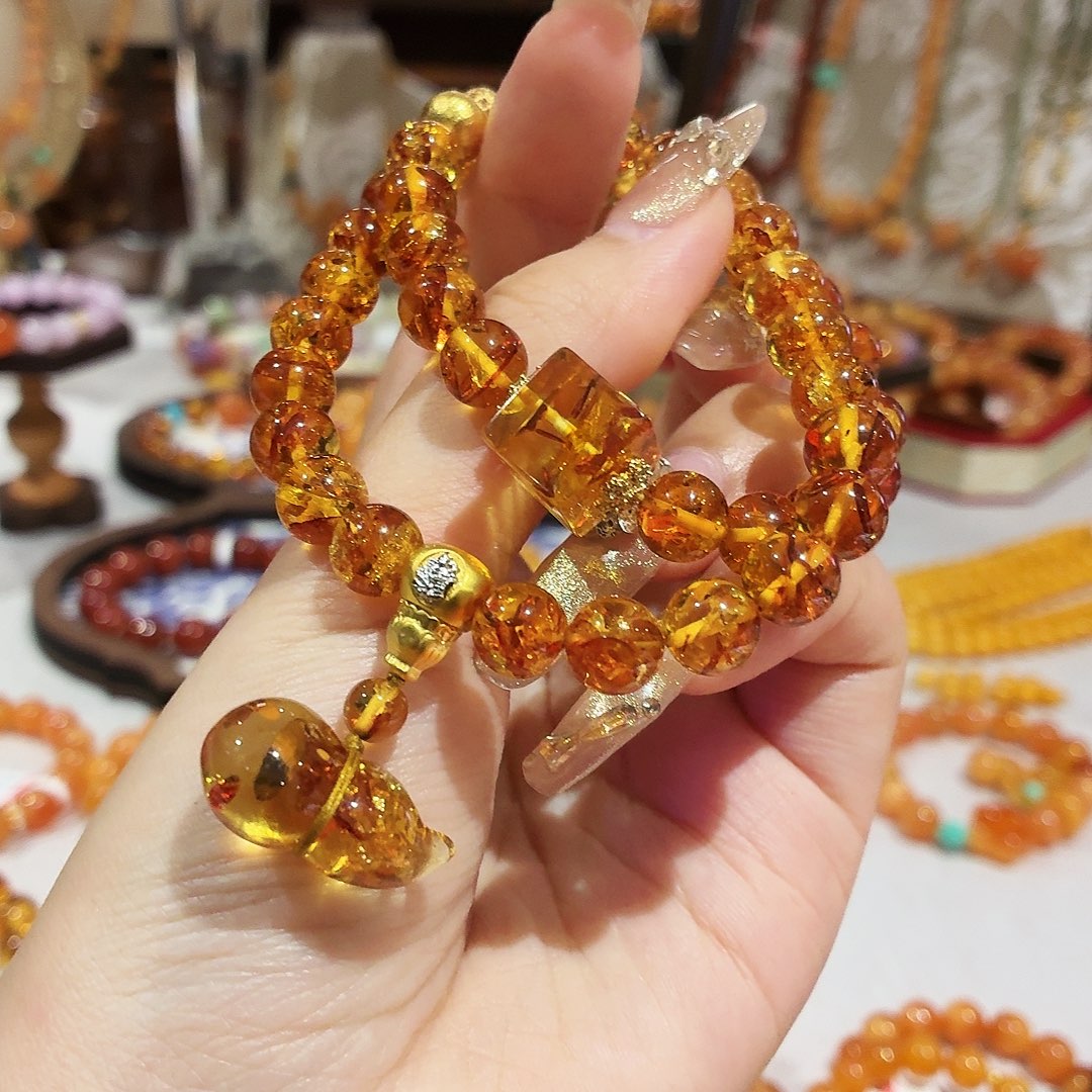 蜜蜡未镶嵌手链手串