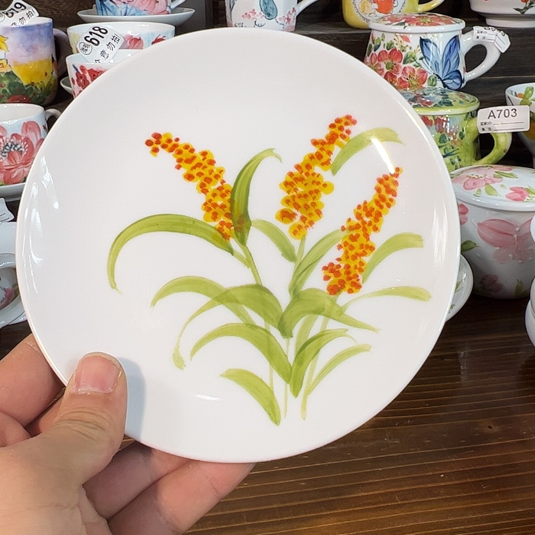 陶瓷景德镇高温釉下陶瓷6.5寸盘