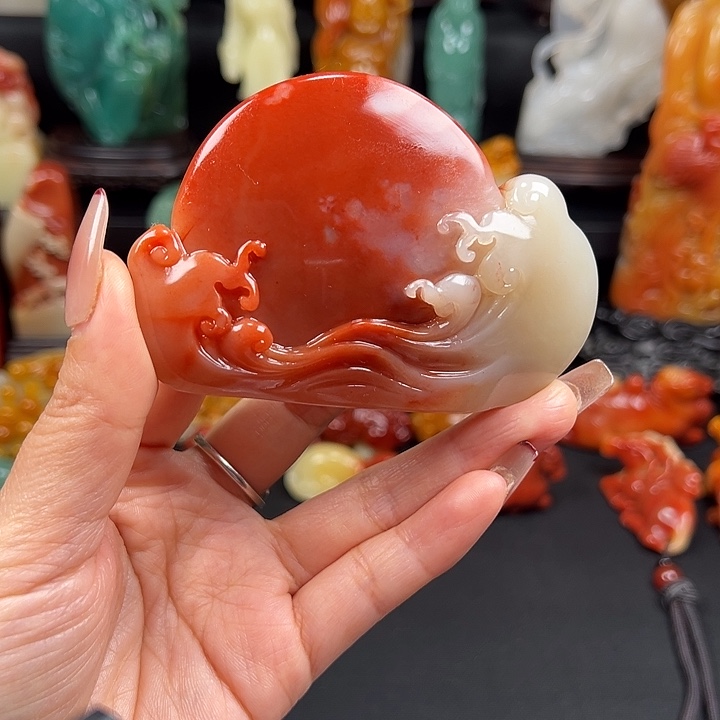 寿山石老性芙蓉石