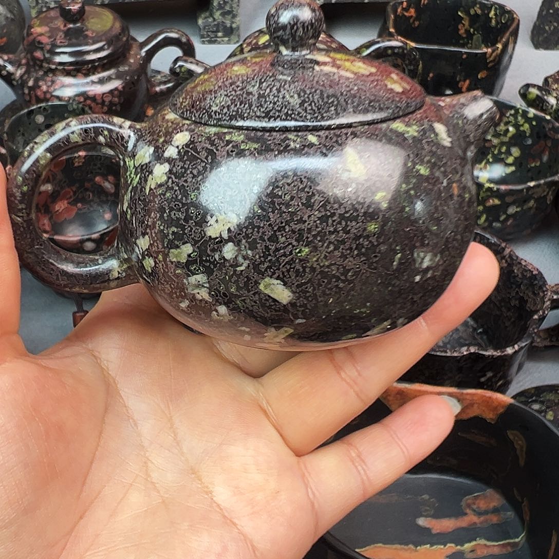 梅花玉鱼缸石茶周边不退不换