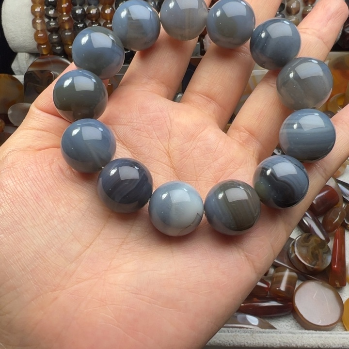 玛瑙/玉髓手串未镶嵌