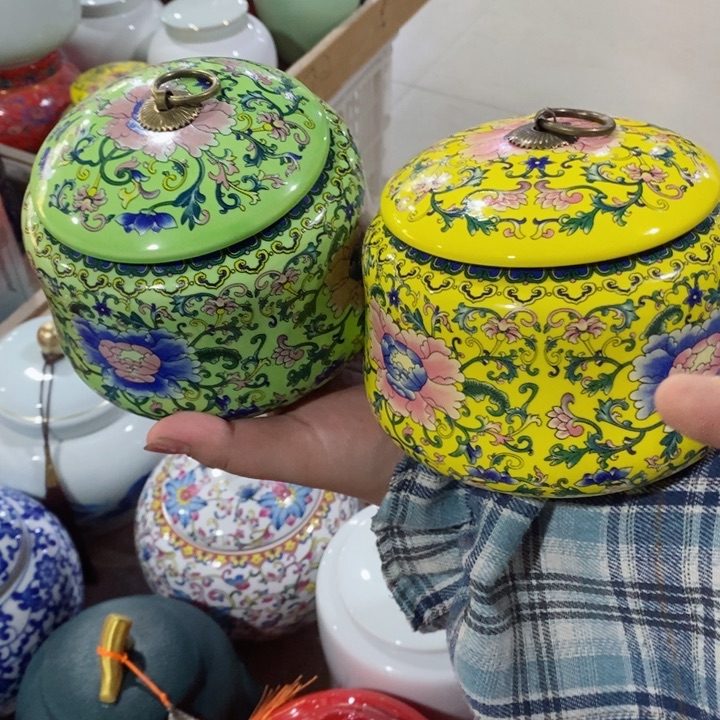 罐茶叶罐陶瓷家用密封罐