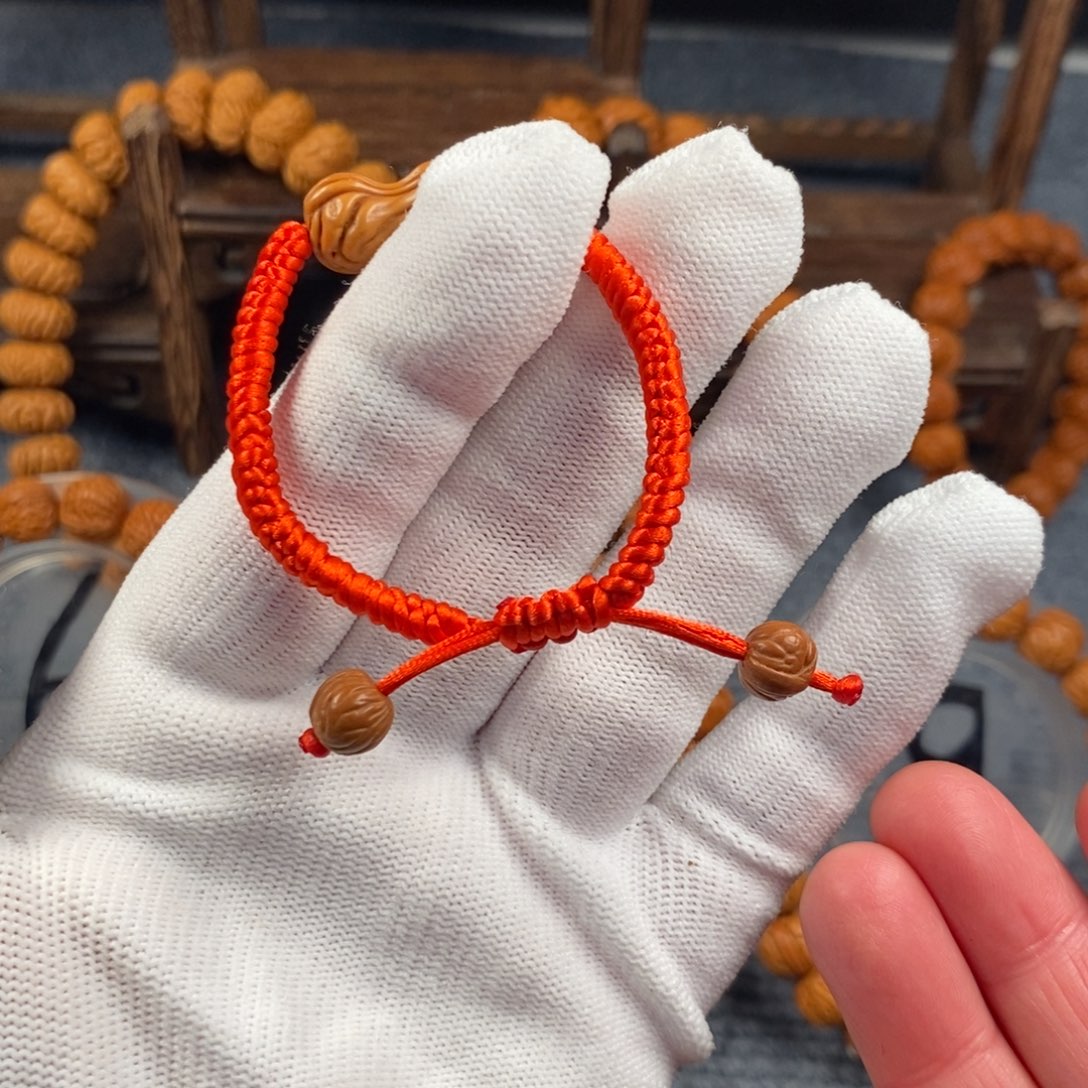 桃核手串6号龙纹桃核手串