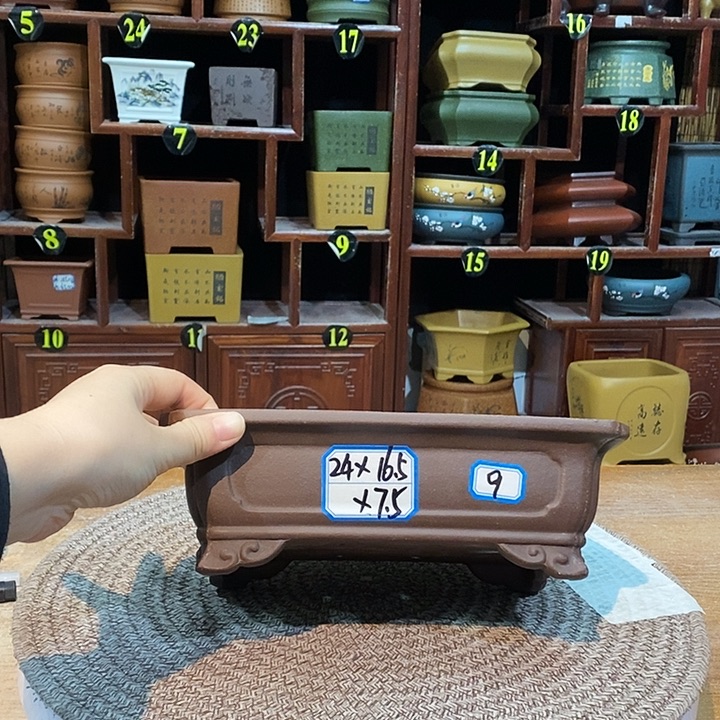 紫砂花盆紫砂花盆