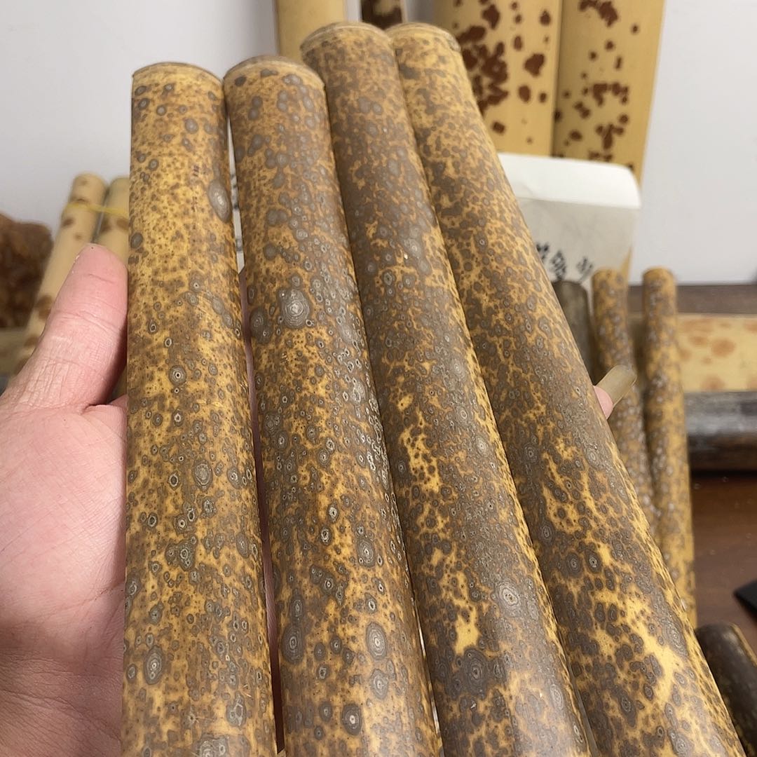 已***置蜡底白花扇料两副